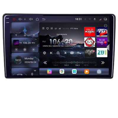 Navigatie Alfa Romeo Giulietta 2014-2020 Qled 2K Octa Core 12+256GB LTE 4G DSP Wifi 5Ghz android auto carplay radio gps internet kit-giulietta-facelift+EDT-E809-2K