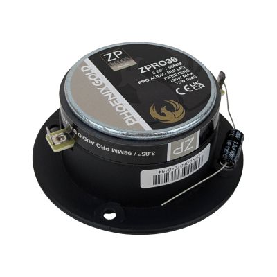 Cutie cu difuzoare Phoenix Gold 1700W ieșire SPL 2 x 4 OHM 4 x difuzoare midrange 2 x tweetere pro audio