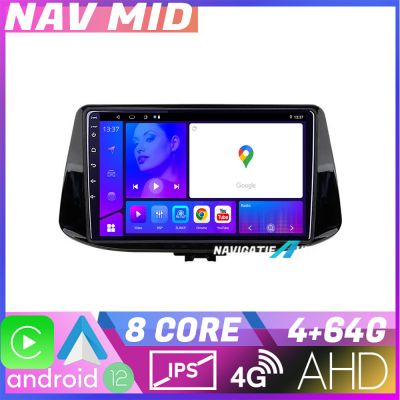 Navigatie Hyundai I30 2017 KIT 1041 EDOTEC-LITE Android Ecran 720P Octa Core 4 64 Carplay
