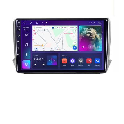 Navigatie Peugeot 208 2008 C-PSA Android Octa Core Ecran 2K QLED GPS 4G 4+32GB 360 KIT-PSA+EDT-E410-2K
