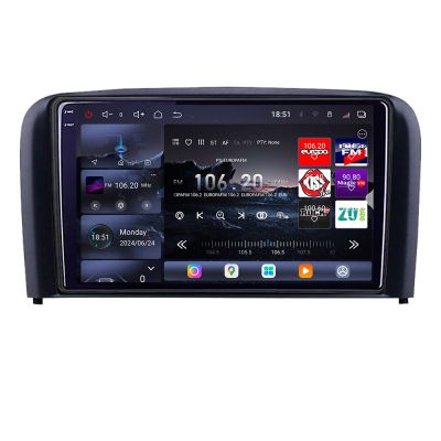 Navigatie Volvo S80 2004-2006 Edotec Kit-S80 8 core QLED 2K 12+256GB 360 Android Waze USB Navigatie Internet Youtube Radio
