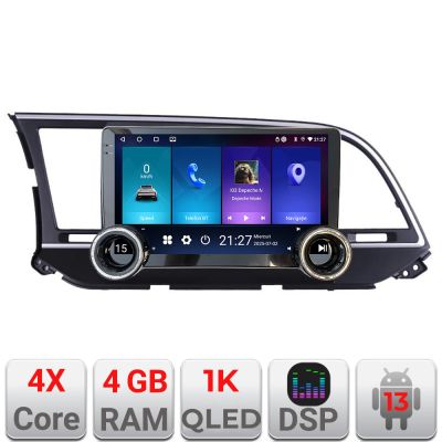 Navigatie Hyundai Elantra 2015-2018 Kit-581 Edotec  4+64 10.5 inch Incell 1K android Wifi 5Ghz gps internet  Q