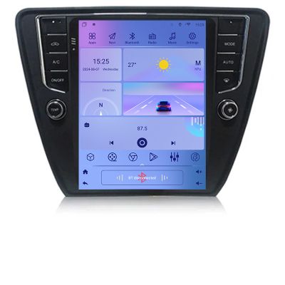 Navigatie Skoda Octavia 3,Qled 9.7" Qled 4+32 360 Android wifi 4G carplay android auto kit-tesla-045+EDT-E420