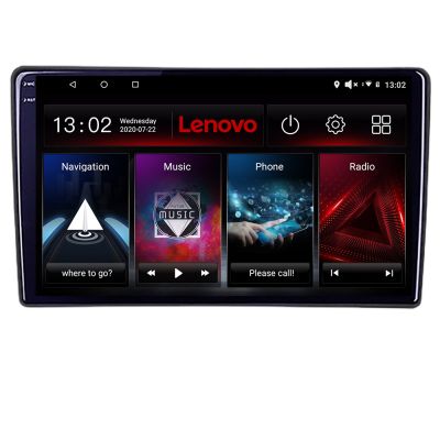 Navigatie Renault Trafic 2008-2012 Lenovo 8 core QLED 2K 8+256 360 Android Waze USB Navigatie Internet Youtube Radio