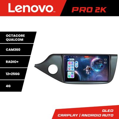 Navigatie Kia Ceed 2012-2018 Lenovo Kit-KI39 8 core QLED 2K 12+256 360 Android Waze USB Navigatie Internet Youtube Radio