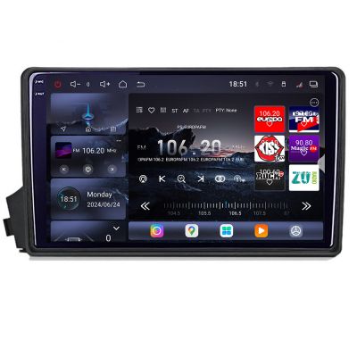 Navigatie Ssangyong Kyron Actyon 2005-2014 Edotec Kit-158 8 core QLED 2K 12+256GB 360 Android Waze USB Navigatie Internet Youtube Radio