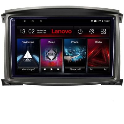 Navigatie Toyota Land Cruiser L100 2002-2006 Android radio gps internet 4+64 Lenovo