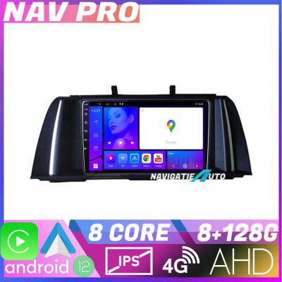 Navigatie Seria 5 F10 2010 2012 CIC EDOTEC-LITE Android Ecran 720P Octa Core 8 128 Carplay