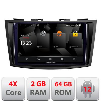 Navigatie Suzuki Swift 2010-2017 5230-179 Android Ecran 720P Quad Core 2+64 carplay android auto