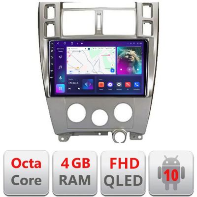 Navigatie Hyundai Tucson B-1001 Android Ecran QLED octa core 4+64 carplay android auto KIT-1001+EDT-E310V3