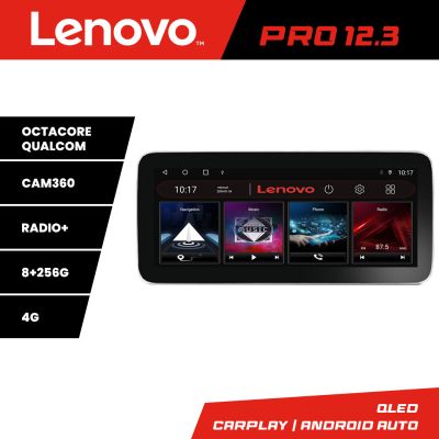 Navigatie Fiat Tipo 2020- Lenovo PRO 8+256 12.3 inch qled android 4G DSP gps internet  Kit-tipo2022