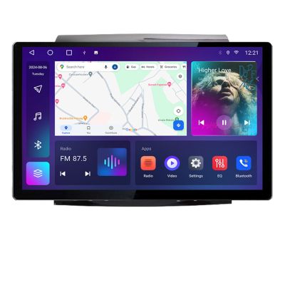 Navigatie Toyota Land Cruiser V8 L200 2008-2019 Edotec 4+32 2K 13 inch qled android 4G DSP gps internet  Kit-381-type-a