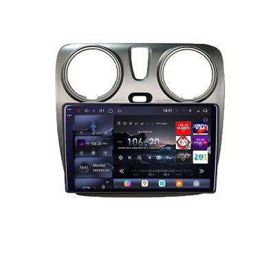 Navigatie Dacia Dokker Lodgy Android radio bluetooth internet 8 core QLED 2K 12+256GB 360 RAM Edotec