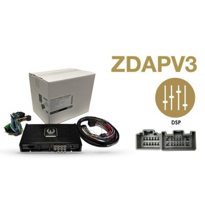 Kit de Amplificare pentru VOLVO 2006 - 2019 Phoenix Gold ZDAPV3 (Pentru mașini fără amplificator OEM) cu cabluri Plug & Play Kit VOLVO POWER UP 800 W MAX
