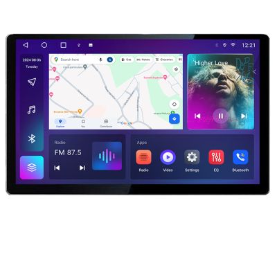 Navigatie dedicata Peugeot 208/2008 N-PSA Edonav ecran 13" 2K 4+32 Android Waze USB Navigatie 4G 360 Toslink Youtube Radio KIT
