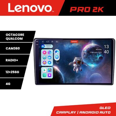 Navigatie Citroen C3 intre anii 2018- Lenovo Kit-C3 8 core QLED 2K 12+256 360 Android Waze USB Navigatie Internet Youtube Radio