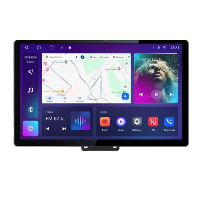 Navigatie Fiat 500 2014- Qled 2K Octa Core 4+64 LTE 4G DSP Wifi 5Ghz android auto carplay radio gps internet EDT-E413-2K