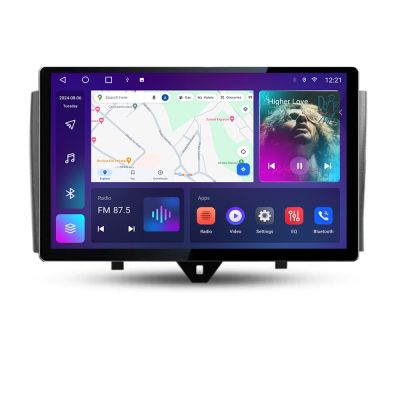 Navigatie dedicata Smart For Two 2010-2015 N-Smart10 Edonav ecran 13" 2K 4+32 Android Waze USB Navigatie 4G 360 Toslink Youtub