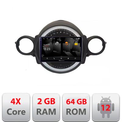 Navigatie Mini 2007-2011 Android Ecran 720P Quad Core 2+64 carplay android auto