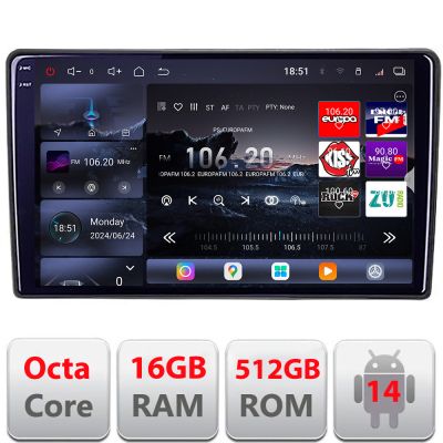 Navigatie Kia Ceed 2010-2012 Android radio gps internet 8 core QLED 2K 12+256GB 360 Edotec