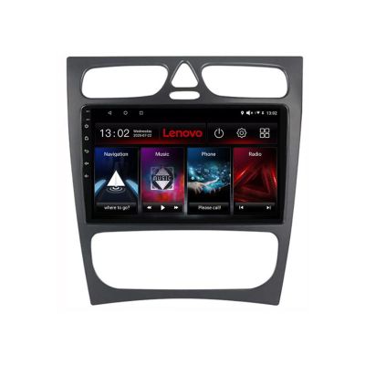 Navigatie Mercedes C W203 2001-2007 Lenovo Kit-clk 8 core QLED 2K 4+64 360 Android Waze USB Navigatie Internet Youtube Radio