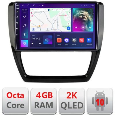 Navigatie VW Jetta 2011-2018 C-JETTA-15 Android Octa Core Ecran 2K QLED GPS 4G 4+32GB 360 KIT-JETTA-15+EDT-E410-2K