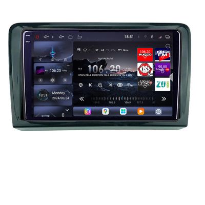 Navigatie VW PQB Edotec Kit-VW 8 core QLED 2K 12+256GB 360 Android Waze USB Navigatie Internet Youtube Radio v2