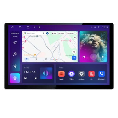 Navigatie dedicata BMW E39 si E53 N-082 Edonav ecran 13" 2K 4+32 Android Waze USB Navigatie 4G 360 Toslink Youtube Radio KIT-0