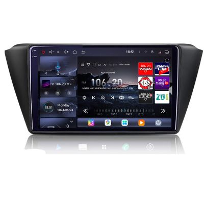 Navigatie Skoda Fabia 2015- Edotec Kit-541 8 core QLED 2K 12+256GB 360 Android Waze USB Navigatie Internet Youtube Radio