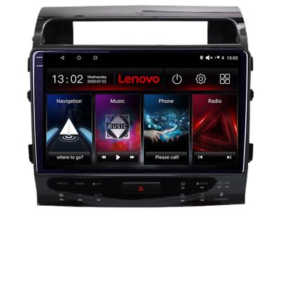 Navigatie Toyota Landcruiser J150 2010-2018 Lenovo 8 core QLED 2K 4+64 360 Android Waze USB Navigatie Internet Youtube Radio