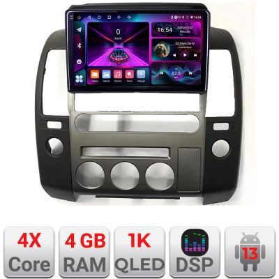 Navigatie dedicata Edonav Nissan Patfinder Navara Android radio gps internet 4+64 InCell Display 1K KIT-nav-oem+EDT-E209-RK