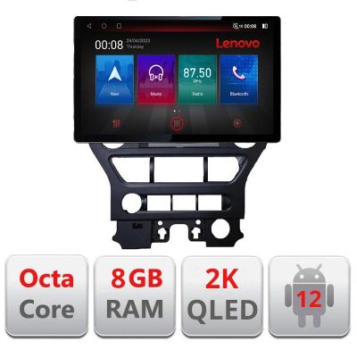 Navigatie Ford Mustang 2015-2020 N-MUSTANG ecran 13" 2K 8+128 Android Waze USB Navigatie 4G 360 Toslink Youtube