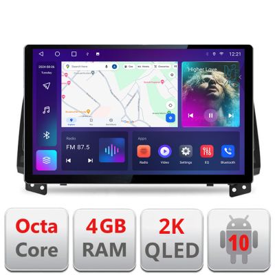 Navigatie dedicata Hyundai Santa Fe N-008 Edonav ecran 13" 2K 4+32 Android Waze USB Navigatie 4G 360 Toslink Youtube Radio KIT