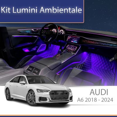 Lumini ambientale Audi A6 C8 2018-2024 Tweetere 4D electrice control telefon sau sistem original