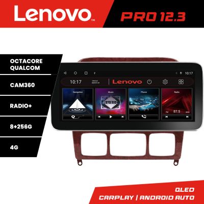 Navigatie Mercedes Clasa S 1998-2005 K-220 Lenovo PRO 8+256 12.3 inch qled android 4G DSP gps internet