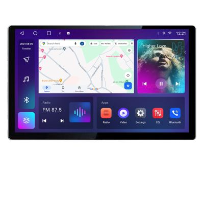 Navigatie dedicata Chrysler Jeep N-202 Edonav ecran 13" 2K 4+32 Android Waze USB Navigatie 4G 360 Toslink Youtube Radio KIT-202 V3
