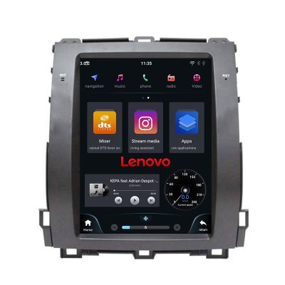 Navigatie Toyota Prado J120 low tip tesla radio gps internet Qualcomm 8X 8+128 360 4G carplay android auto  kit-tesla-456-low+