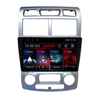 Navigatie Kia Sportage 2005-2007 Lenovo Kit-0023 8 core QLED 2K 4+64 360 Android Waze USB Navigatie Internet Youtube Radio