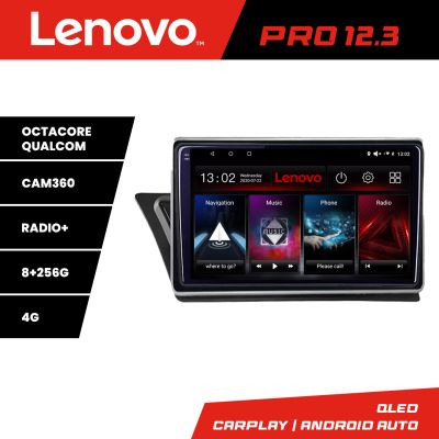 Navigatie dedicata Audi Q5 MMI3G Low High Lenovo Qled 12.3 inch Octa Core 8+256 360 DSP ADAS carplay android auto radio internet PRO-12.3-8+256