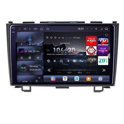 Navigatie Honda CR-V 2006-2012 Edotec Kit-009 8 core QLED 2K 12+256GB 360 Android Waze USB Navigatie Internet Youtube Radio