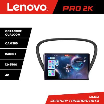 Navigatie Peugeot 607 Android radio gps internet 8 core QLED 2K 12+256 360 Lenovo