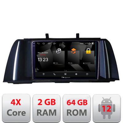 Navigatie Bmw F10 NBT 2012-2016 Android Ecran 720P Quad Core 2+64 carplay android auto