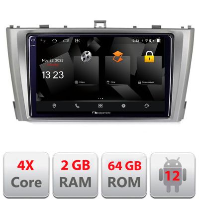 Navigatie Toyota Avensis 2009-2015 5230-TY12 Android Ecran 720P Quad Core 2+64 carplay android auto