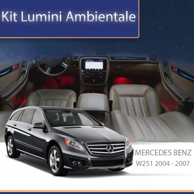 Lumini ambientale Mercedes W251 R Class set complet control telefon sau sistem original