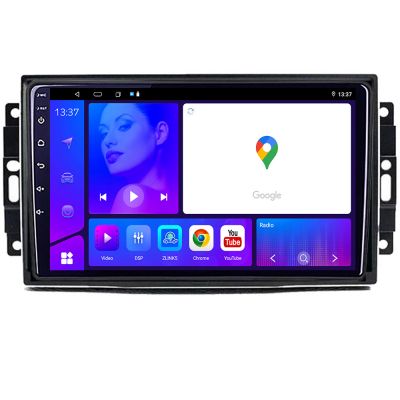 Navigatie Chrysler Jeep NAVTEC Android Ecran 720P Quad Core 2+32 Carplay  Android auto v2