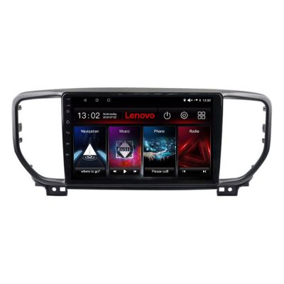 Navigatie Kia Sportage facelift 2019 - Lenovo Kit-sportage-19 8 core QLED 2K 8+256 360 Android Waze USB Navigatie Internet Youtube Radio