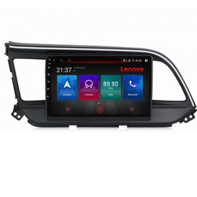 Navigatie Hyundai Elantra 2018- Lenovo Kit-1581 8 core QLED Qualcomm 4+64 360 Android Waze USB Navigatie Internet Youtube Radio
