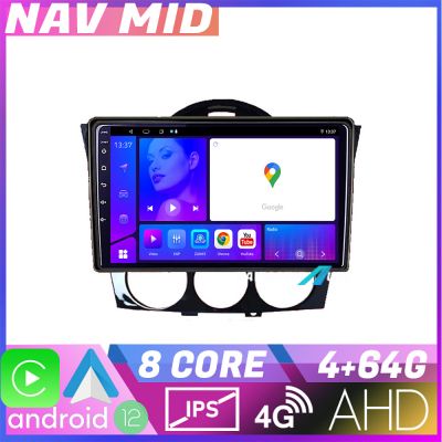 Navigatie Mazda RX8 2008 2011 EDOTEC-LITE Android Ecran 720P Octa Core 4 64 Carplay
