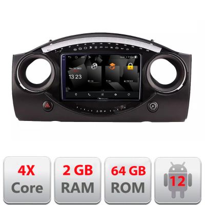 Navigatie Mini intre anii 2004-2006 Android Ecran 720P Quad Core 2+64 carplay android auto