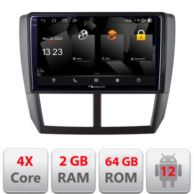 Navigatie Subaru Forester 2007-2013 5230-SU01 Android Ecran 720P Quad Core 2+64 carplay android auto